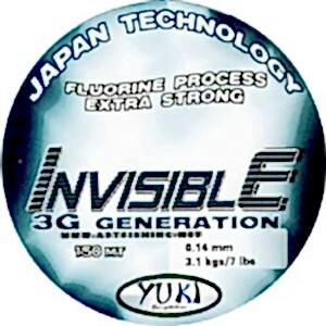 Yuki Invisible 3G Fluo coated nylon 150 mtr-0