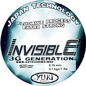 Yuki Invisible 3G Fluo Coated nylon 300 mtr-0