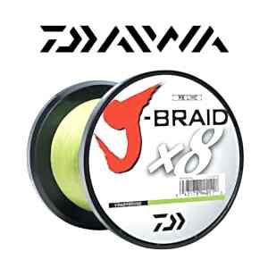 Daiwa J-Braid X8 Chartreuse 100 mtr