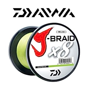 Daiwa J-Braid X8 Chartreuse 500 mtr