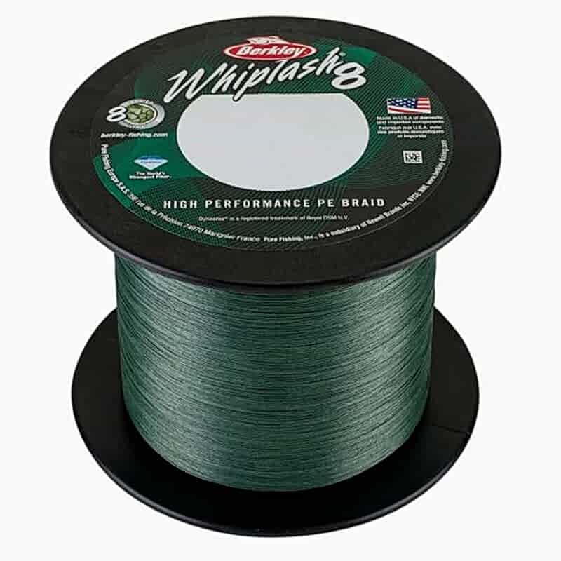 Berkley Whiplash 8 Green - Per 300 meter van de bulk spoel