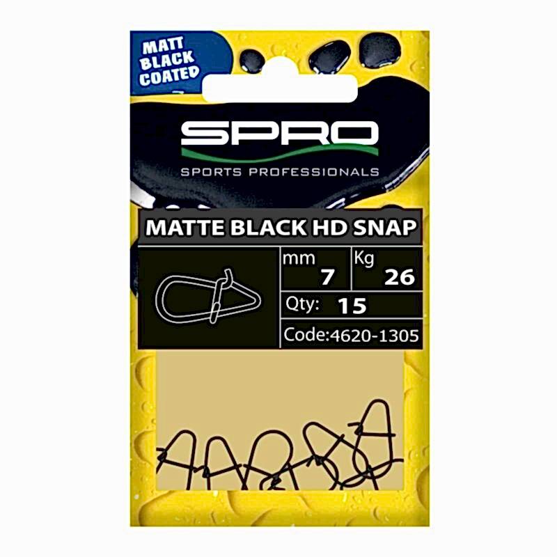 Spro Matte Black HD Snap