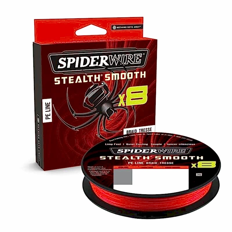 Spiderwire Stealth Smooth 8 Red 150m