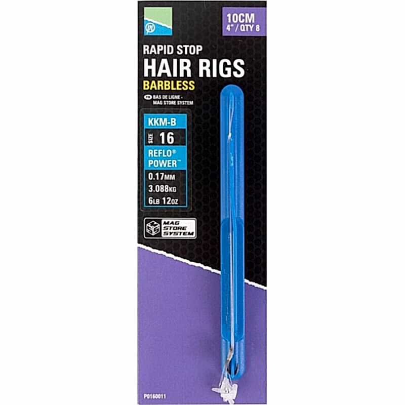 reston KKM-B Mag Store Rapid Stop Hair Rigs 10cm