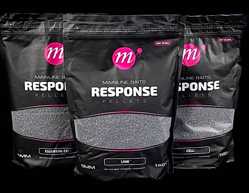 Mainline Response Carp pellets 5mm div smaken